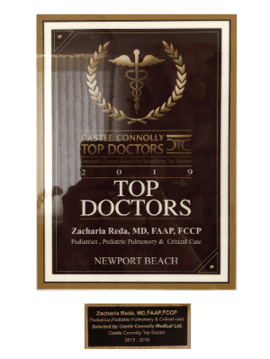 Castle Connolly Top Doctors Newport Beach Award
