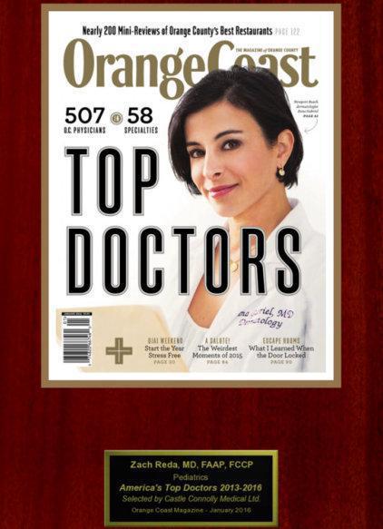 Orange Coast Top Doctors Magazine Cover