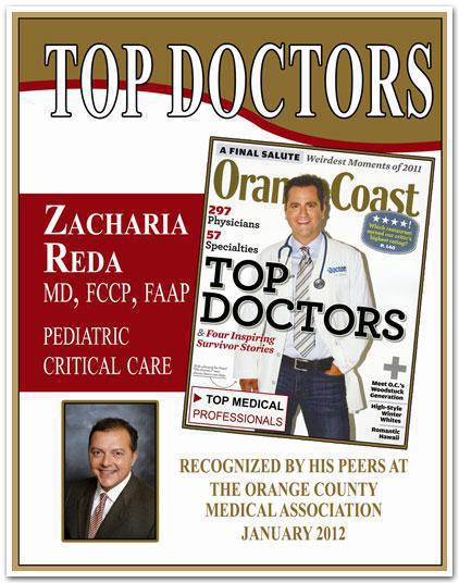 Top Doctors Zacharia Reda Pediatric Critical Care